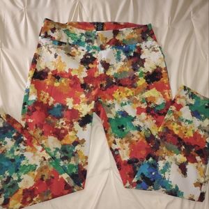 Attyre Multi-color artsy pants. Super comfortable! Make a statement. Size 8